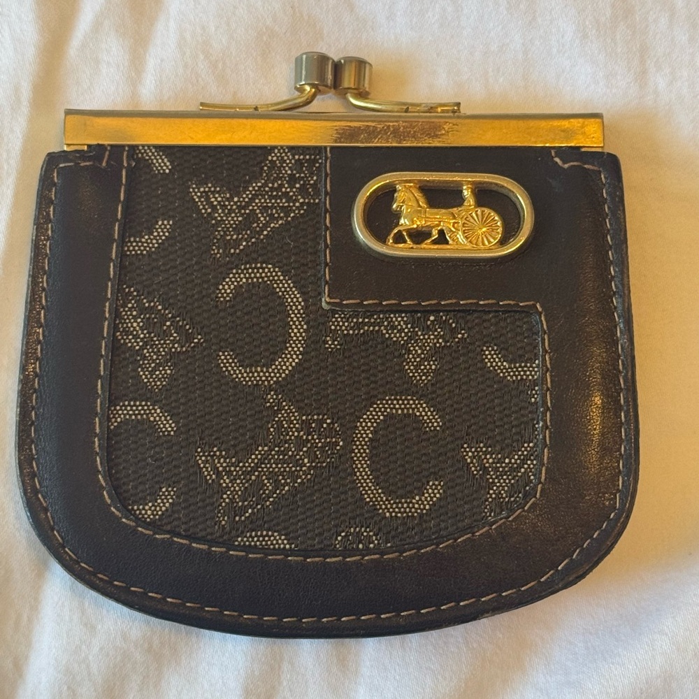 Celine kiss lock coin purse